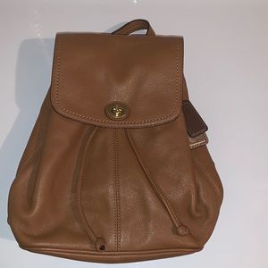 Like New Coach back pack style purse.